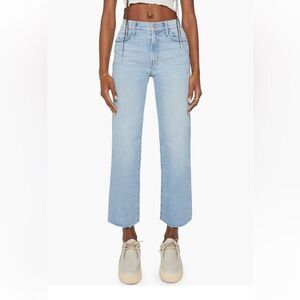 Mother The Kick it Ankle Fray Norway Dude Light washed size 30
